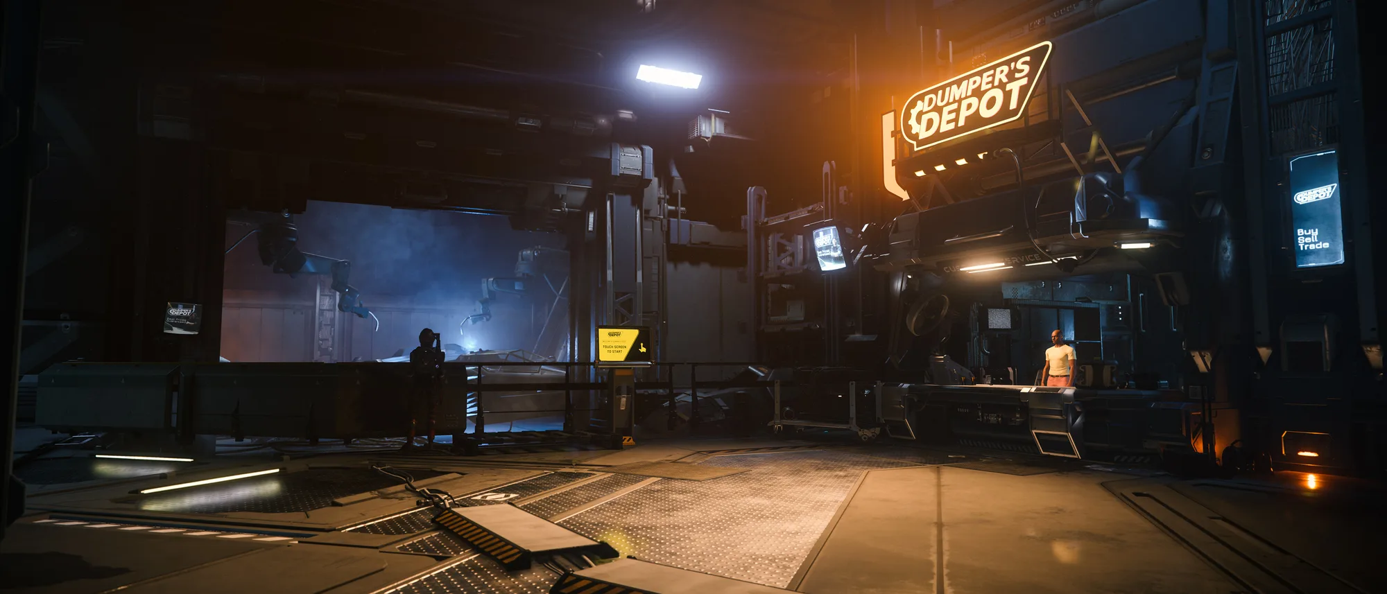 Dumper's Depot, the ship components shop in Area18